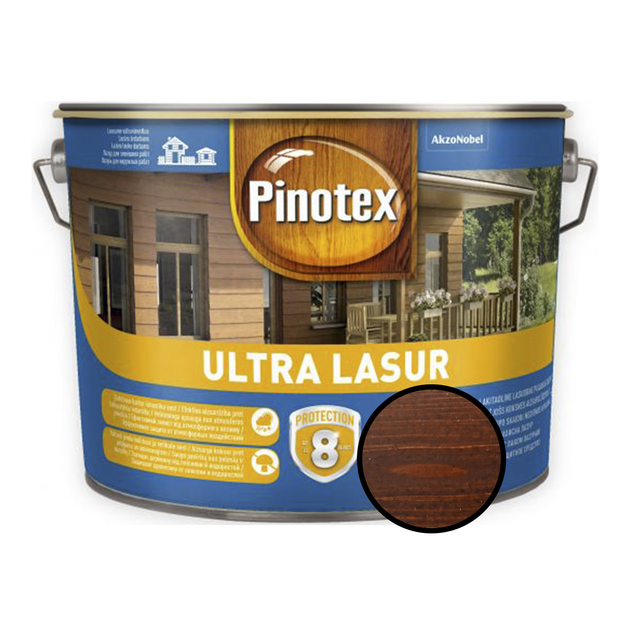 Деревозахистний засіб Pinotex Ultra Lasur Тікове дерево 10л - Фото 1 Деревозахистний засіб Pinotex Ultra Lasur Тікове дерево 10л - зображення 1