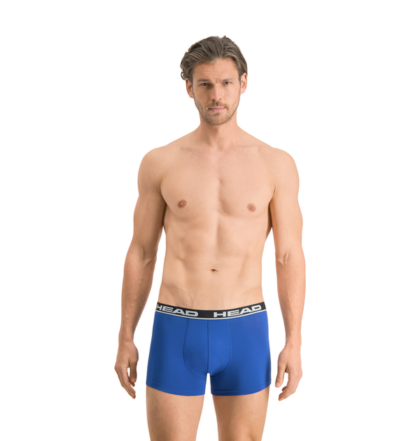 Трусы-боксеры Head BASIC BOXER 2P Голубой, Черный XXL (701202741-006 XXL) - Фото 3 Трусы-боксеры Head BASIC BOXER 2P Голубой, Черный XXL (701202741-006 XXL) - изображение 3