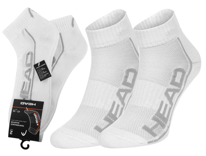 Носки Head PERFORMANCE QUARTER 2P UNISEX Белый 43-46 (791019001-006 43-46) - Фото 1 Носки Head PERFORMANCE QUARTER 2P UNISEX Белый 43-46 (791019001-006 43-46) - изображение 1