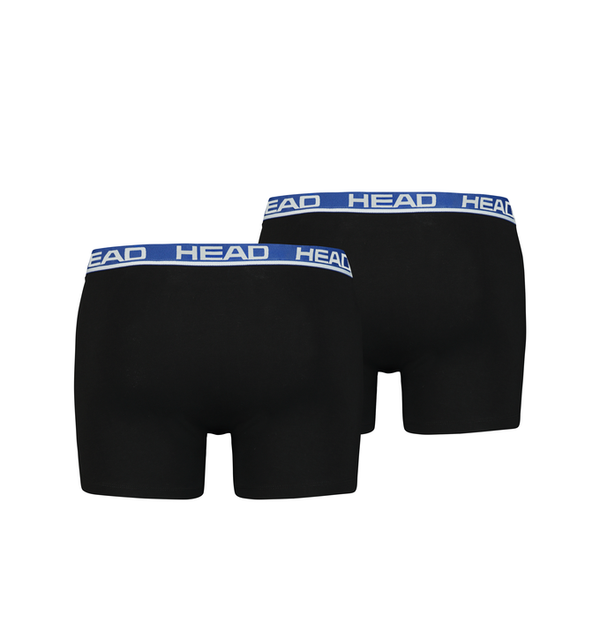 Трусы-боксеры Head BASIC BOXER 2P Черный; Синий XL (701202741-008 XL) - Фото 2 Трусы-боксеры Head BASIC BOXER 2P Черный; Синий XL (701202741-008 XL) - изображение 2