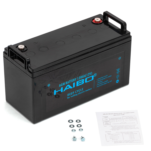 Аккумулятор гелевый Haibo 120 Ач 12 В - изображение 2