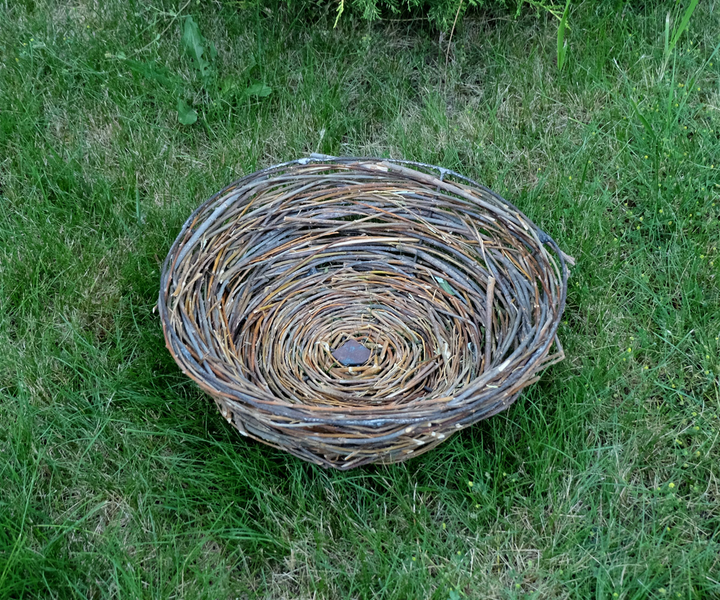 Гнездо для птиц из лозы d90*65 мм NATURAL (52011010)