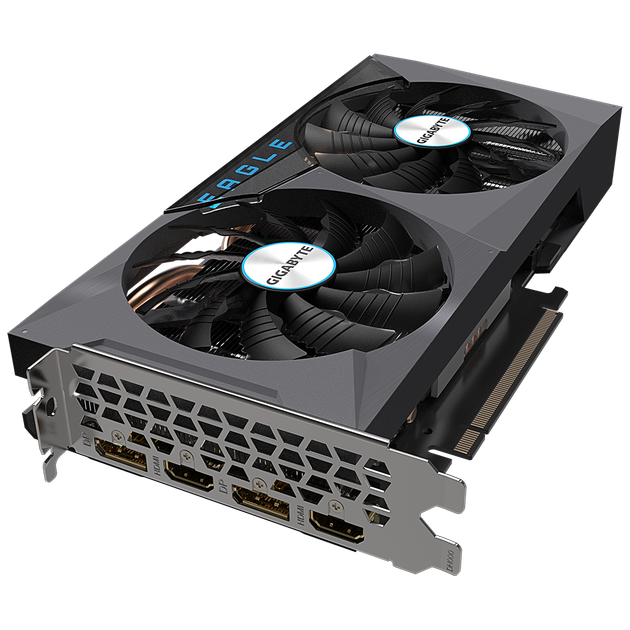 Відеокарта Gigabyte GeForce RTX 3060 Ti EAGLE OC 8Gb GDDR6 (GV-N306TEAGLE OC-8GD:5) Б/в - зображення 4