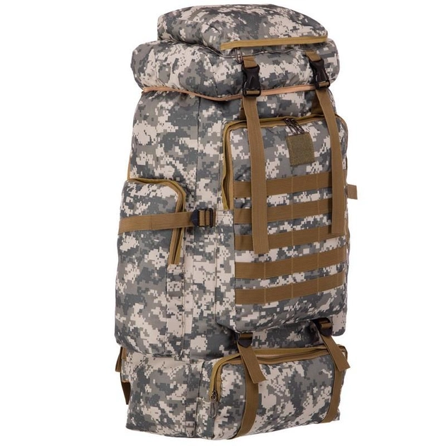 Рюкзак тактичний рейдовий Zelart 9188 об'єм 35 літрів Grey-Camouflage - зображення 1
