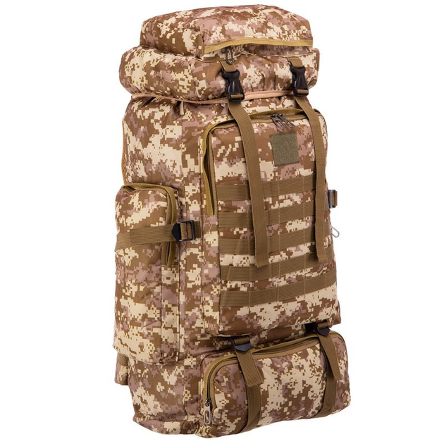Рюкзак тактический рейдовый Zelart 9188 объем 35 литров Brown-Camouflage - изображение 1