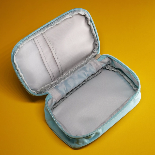 Аптечка сумка органайзер для медикаментов для путешествий для дома 17х11х6 см (473263-Prob) Голубая - изображение 2