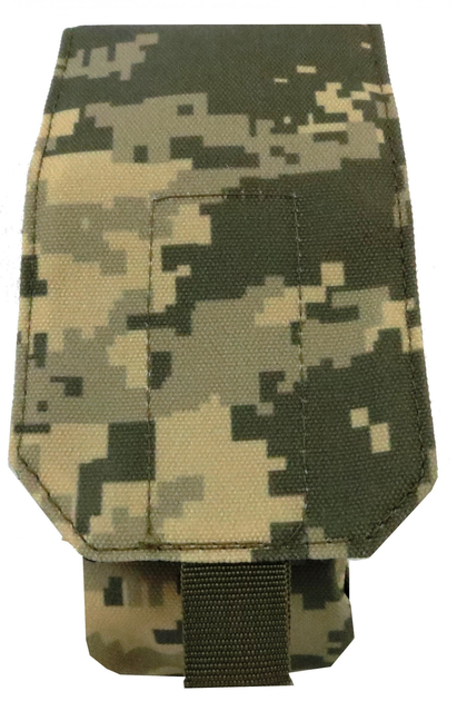 Армейский подсумок для двух автоматных магазинов рожков АК Ukr Military ВСУ S1645257 пиксель - изображение 2