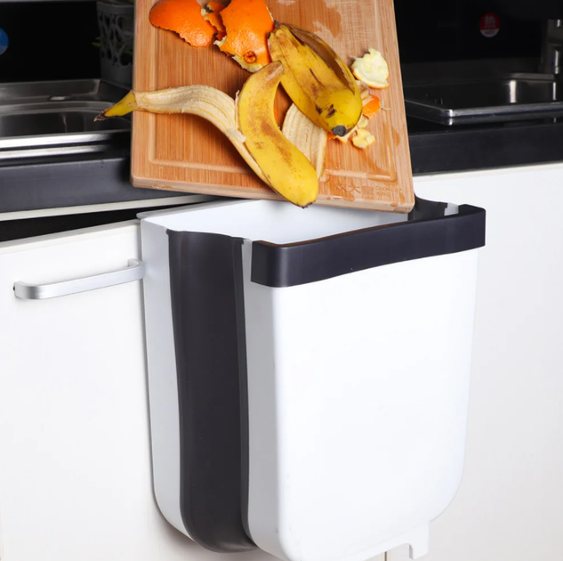 Складной мусорный контейнер на двери Kitchen Wet garbage FLEXIBLE BIN ...