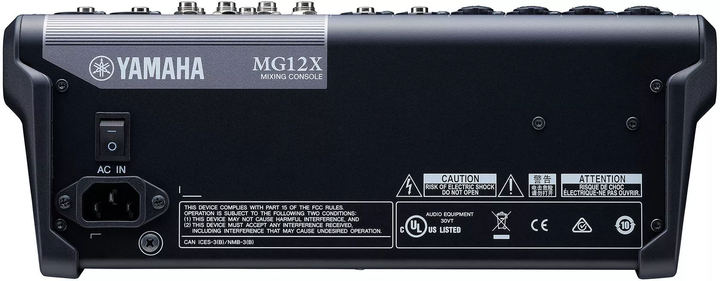 Мікшерний пульт Yamaha MG12X - Фото 3 Мікшерний пульт Yamaha MG12X - изображение 3