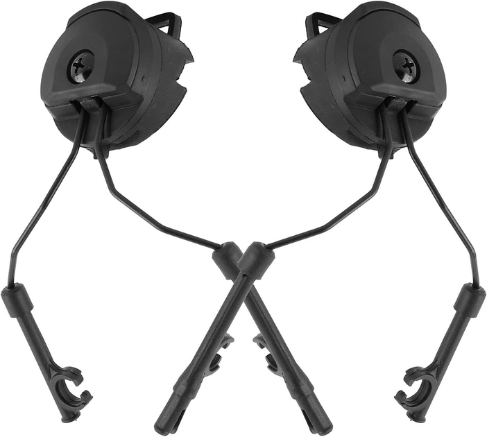 Кріплення адаптер на шолом для активних навушників чорний - зображення 2