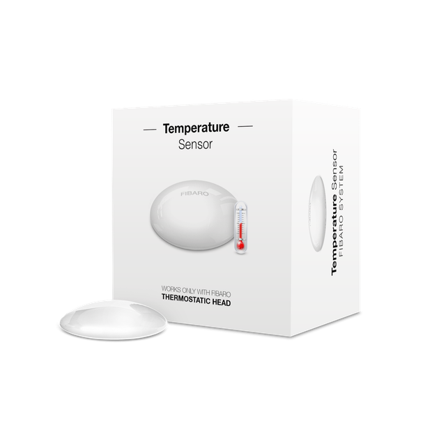 Датчик температури радіаторного термостата FIBARO Radiator Thermostat Sensor — FIBEFGBRS-001 - Фото 2 Датчик температури радіаторного термостата FIBARO Radiator Thermostat Sensor — FIBEFGBRS-001 - зображення 2