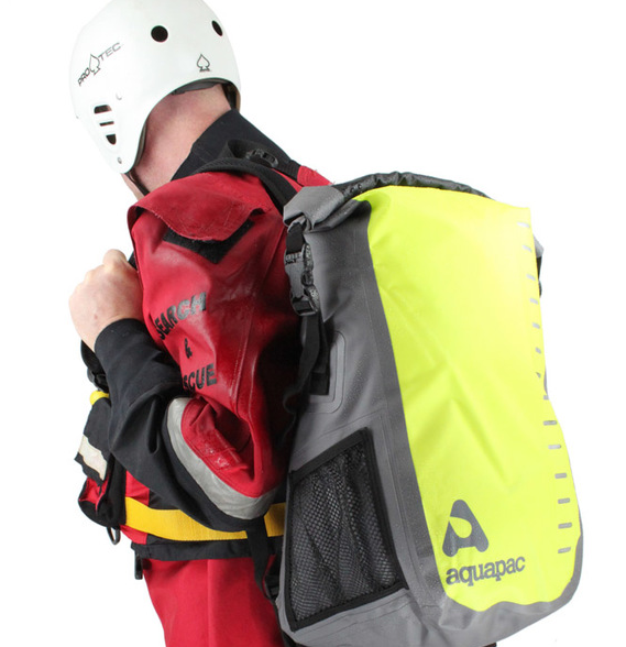 Водонепроницаемый рюкзак AQUAPAC 791 Toccoa Daysack 28 л Серо-зеленый - изображение 5