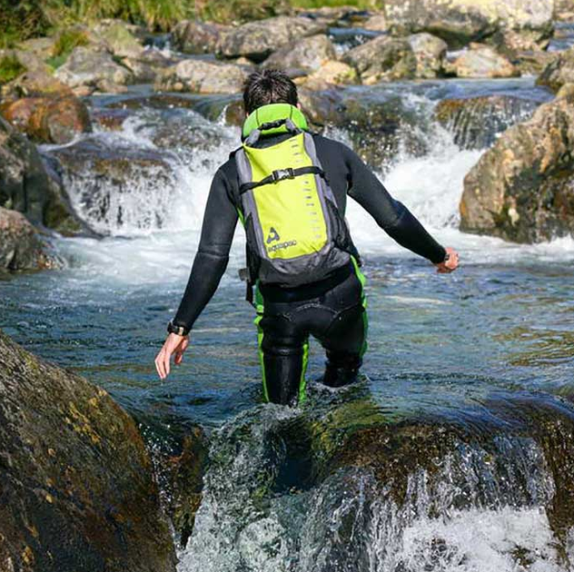 Водонепроницаемый рюкзак AQUAPAC 791 Toccoa Daysack 28 л Серо-зеленый - изображение 10