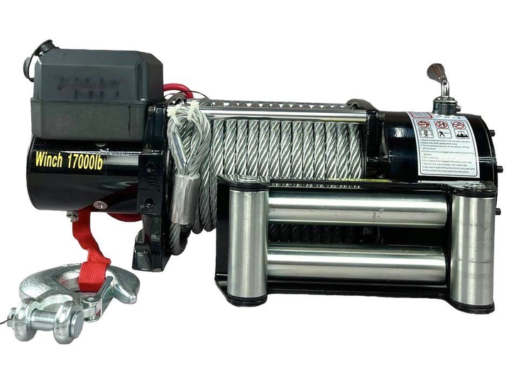 Лебедка Electric Winch 12000 lbs/5500kg 12v с синтетическим тросом (18 метров)