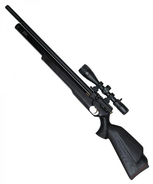 Пневматична гвинтівка PCP Zbroia Хортиця 550/230 (чорний) - зображення 1