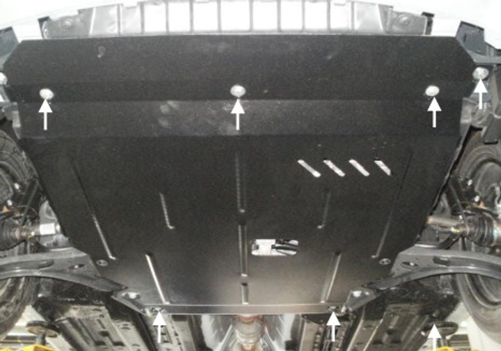 Защита картера и КПП для Hyundai Solaris V - 1.4; 1.6 крепеж в комплекте