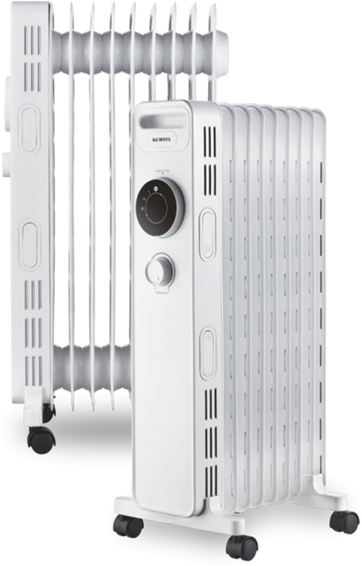 Масляный радиатор KUMTEL KUM-1225S White - изображение 2