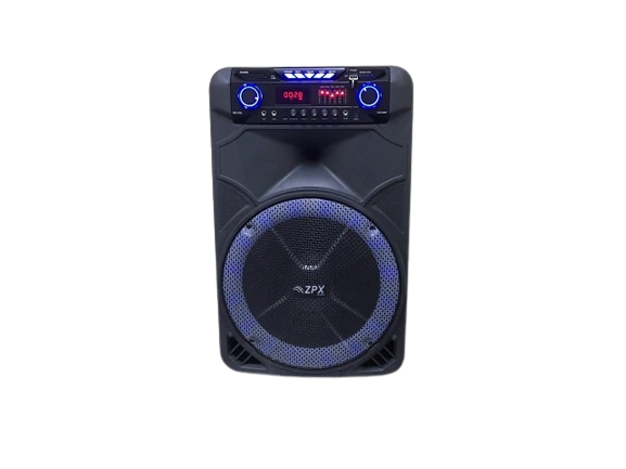Аккумуляторная акустическая система ZPX 7766 колонка чемодан 150Вт USB, SD, FM радио, Bluetooth, микрофон, ДУ (ZPX 7766) - изображение 6