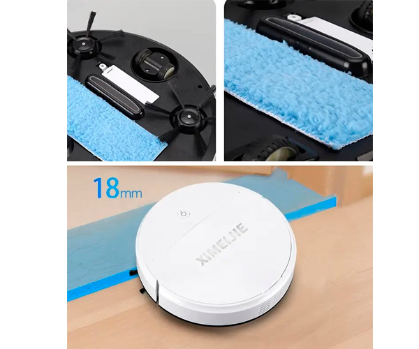 Робот-пылесос для сухой уборки XIMEIJIE XM30 (M-103) белый (14650_656) - Фото 4 Робот-пылесос для сухой уборки XIMEIJIE XM30 (M-103) белый (14650_656) - изображение 4