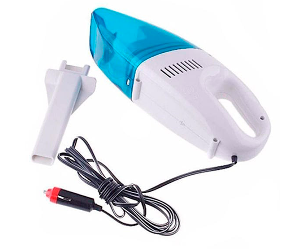 Автомобильный пылесос с зарядкой от прикуривателя Vacuum Cleaner DC 12V бело-синий 60W (lp-89801_104) - изображение 4