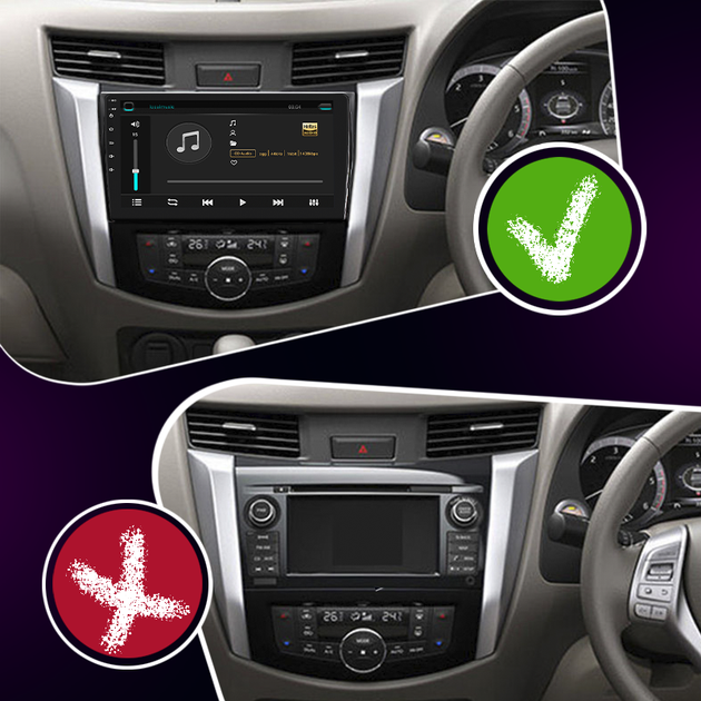Штатна магнітола 10" Lesko для Nissan Navara (Frontier) IV (D23) 2014-2/32 Wi-Fi GPS Optima Ніссан - зображення 3