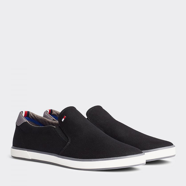 Мужские слипоны Tommy Hilfiger 695125506 44 Черные (1159765638) – в ...
