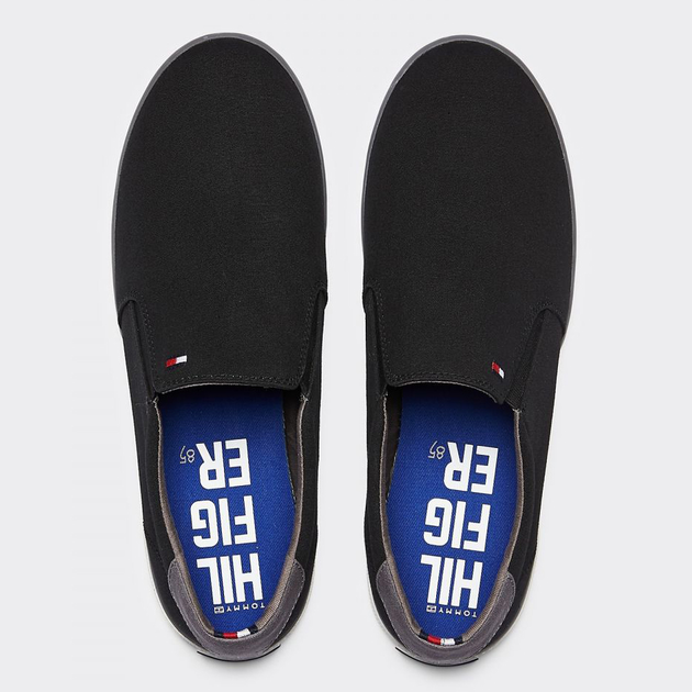 Мужские слипоны Tommy Hilfiger 695125506 44 Черные (1159765638) – в ...