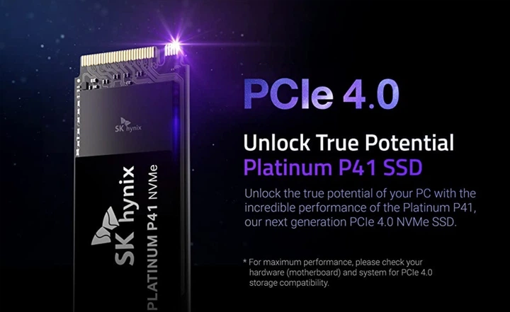SSD накопитель SK hynix Platinum P41 1 TB M. 2 PCIe NVMe Gen4