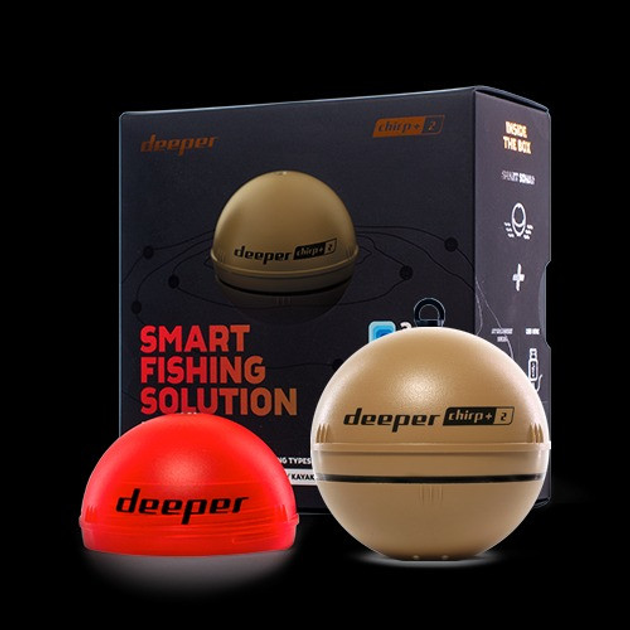 Эхолот Deeper CHIRP+WiFi+GPS 2.0 с крышкой для ночной рыбалки – фото ...