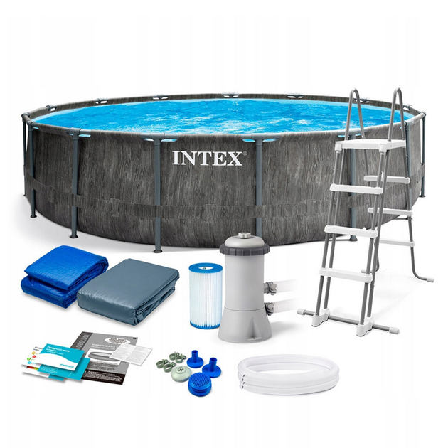 Бассейн каркасный Intex 26742 (457-122см), 16805 л – купить онлайн на ...