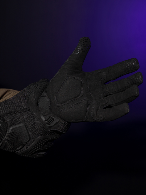 Тактичні рукавички BEZET 6254 M Чорні (2000093212258) - зображення 2