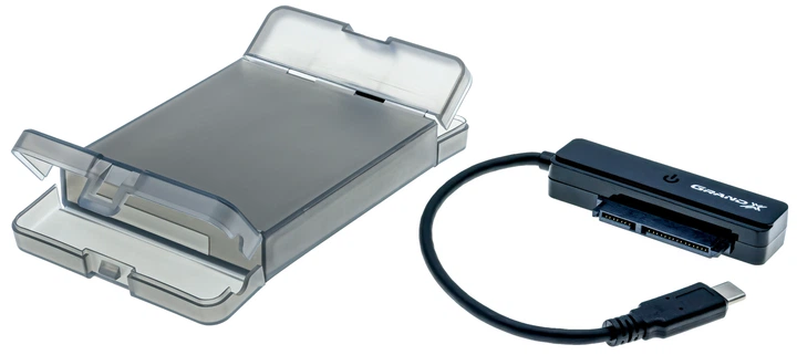 Зовнішня кишеня Grand-X для HDD 2.5" USB 3.1 Type-C (HDE31) - Фото 3 Зовнішня кишеня Grand-X для HDD 2.5" USB 3.1 Type-C (HDE31) - зображення 3
