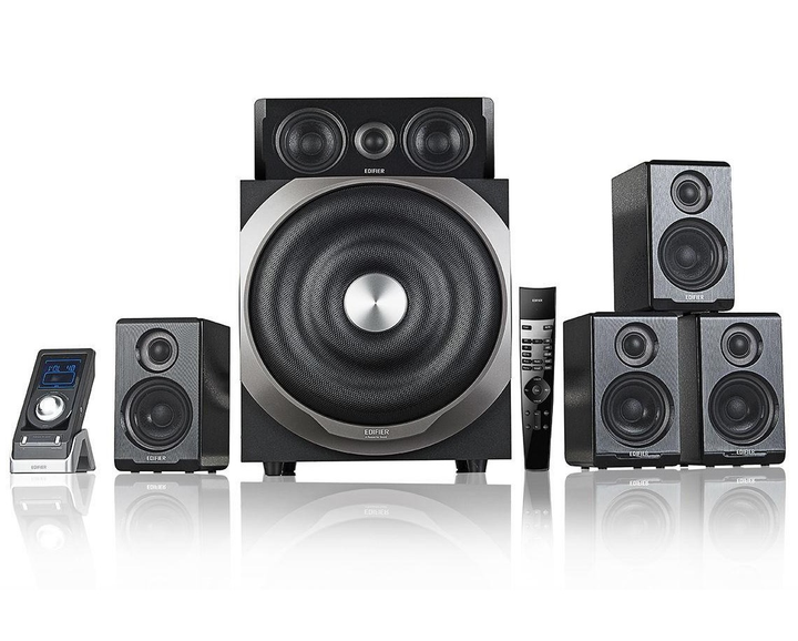 Домашний кинотеатр 5.1 Edifier S760D Black 540W - зображення 1