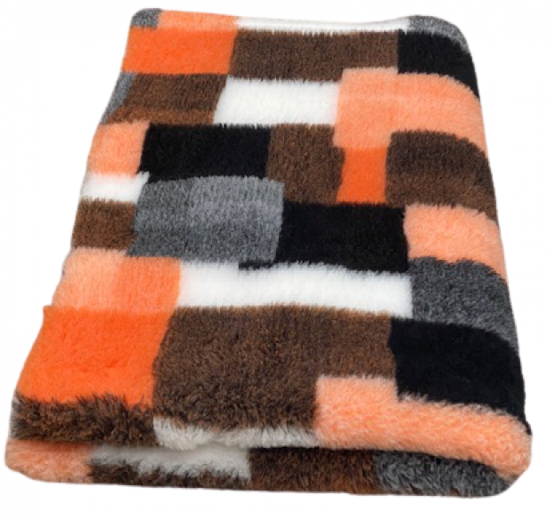 Килимок для собак Vetbed Patchwork orange 80х100 см (VB-006) - Фото 5 Килимок для собак Vetbed Patchwork orange 80х100 см (VB-006) - зображення 5