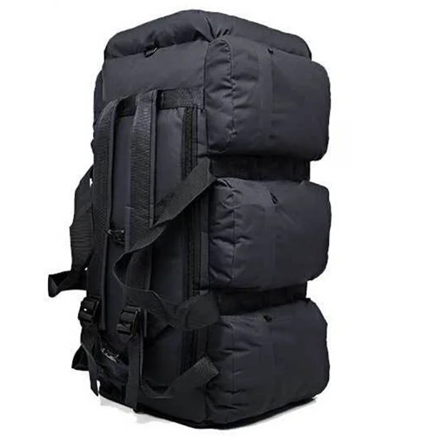 Сумка-рюкзак тактическая xs-90l3 90л черная - изображение 1
