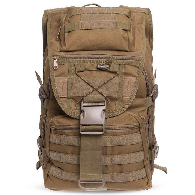 Тактический рюкзак военный штурмовой SILVER KNIGHT 30 л Нейлон Оксфорд Хаки (TY-9900) - изображение 2