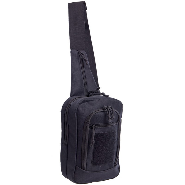 Тактический рюкзак с одной лямкой SILVER KNIGHT Сумка слинг Полиэстер (YQS-224) Черный - изображение 1