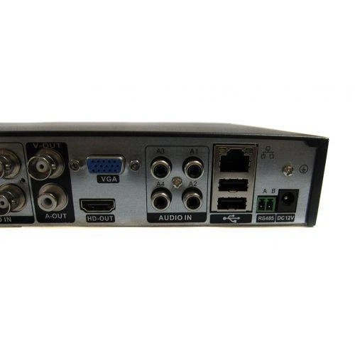 DVR регистратор BNC / V-OUT 4 канальный UKC CAD 1204 AHD 4 cam черный - изображение 5