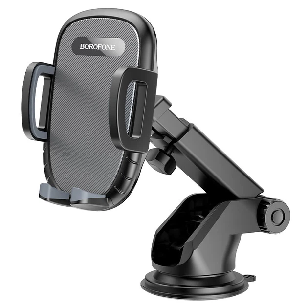 Автотримач для телефона BOROFONE BH53 Windy center console car holder Black Grey (6931474751867) - Фото 1 Автотримач для телефона BOROFONE BH53 Windy center console car holder Black Grey (6931474751867) - изображение 1