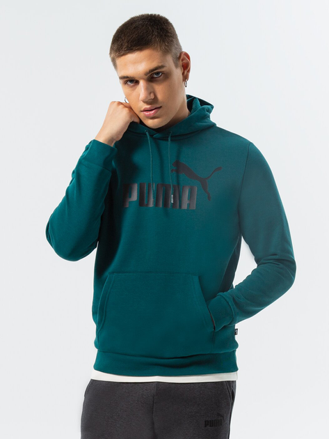 Puma big logo discount hoodie