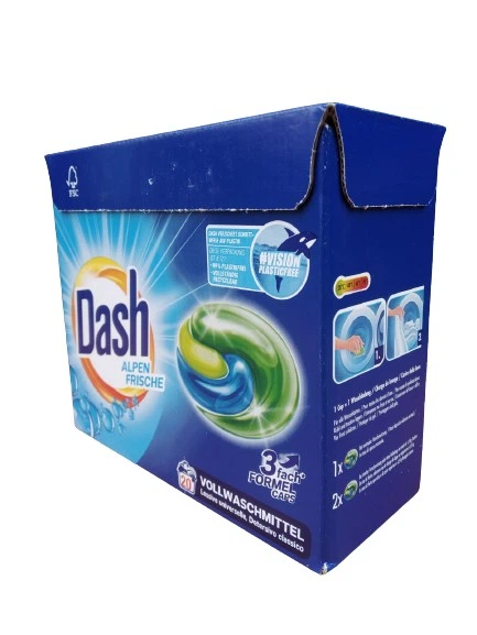 Капсулы для стирки универсальные Dash Alpen 20 шт - Фото 2 Капсулы для стирки универсальные Dash Alpen 20 шт - изображение 2