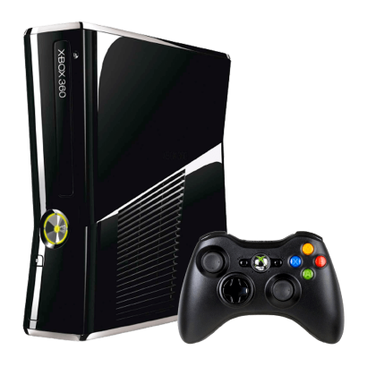 Консоль Microsoft Xbox 360 S Freeboot 500GB Black Glossy + 10