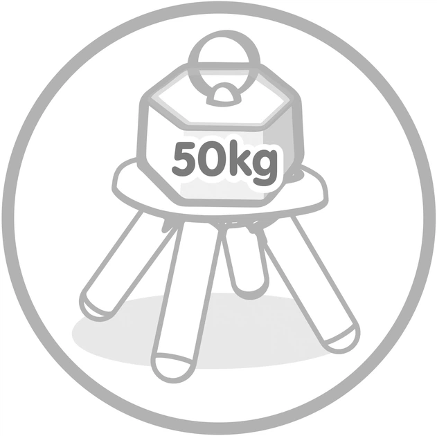 Wysokie krzesełko bez oparcia dla dzieci Smoby Toys Szaro-beżowy (3032168802070) - obraz 4