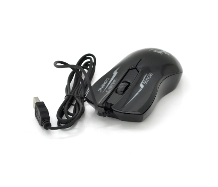 Мышка компьютерная проводная GM D1, Black - изображение 1