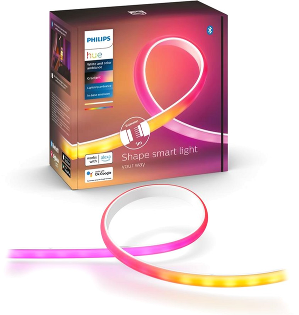 Лента светодиодная умная Philips Hue Gradient, 0.5W(20Вт), 2000K-6500K ...
