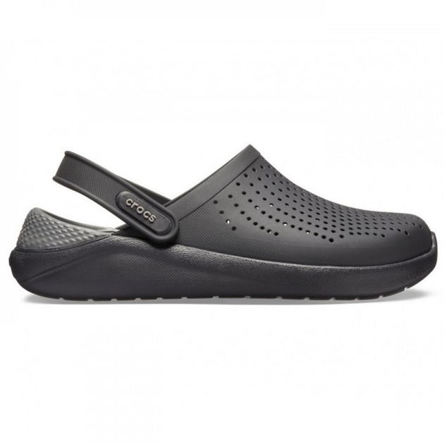 Сабо Crocs Literide Clog 43 р 27.7-28.2 см Черные с черным + серые 204592-0DD-M10/W12 Black Slate Grey - Фото 3 Сабо Crocs Literide Clog 43 р 27.7-28.2 см Черные с черным + серые 204592-0DD-M10/W12 Black Slate Grey - изображение 3