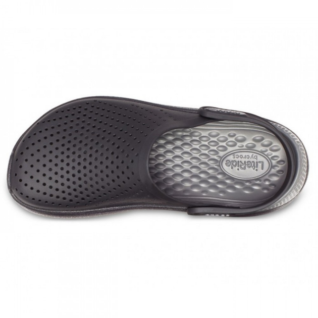 Сабо Crocs Literide Clog 43 р 27.7-28.2 см Черные с черным + серые 204592-0DD-M10/W12 Black Slate Grey - Фото 4 Сабо Crocs Literide Clog 43 р 27.7-28.2 см Черные с черным + серые 204592-0DD-M10/W12 Black Slate Grey - изображение 4