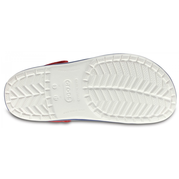 Сабо Crocs Crocband Clog 38 р 24.3-24.8 см Белые с синим 11016-11I-M6/W8 White/Blue - изображение 5