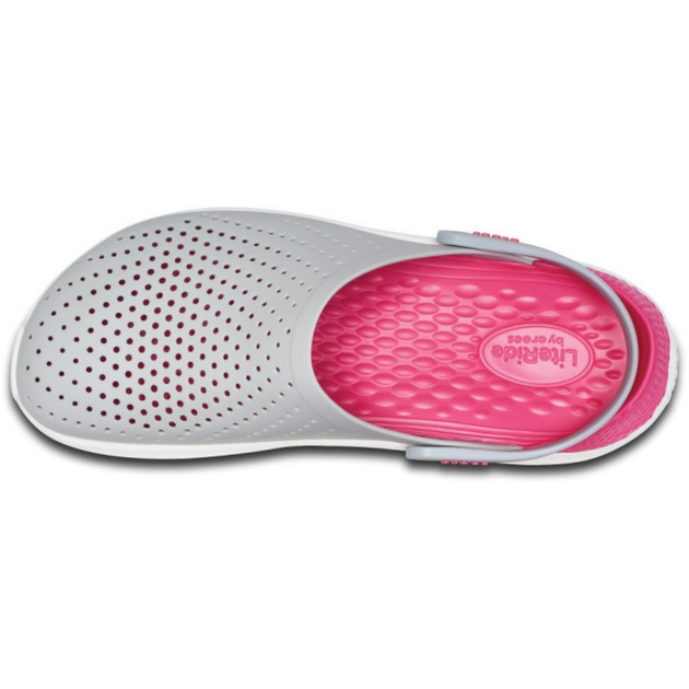 Сабо Crocs Literide Clog 40-41 р 25.8-26.7 см Белые с Розовым 204592-115-M8/W10 Pearl/White - изображение 4