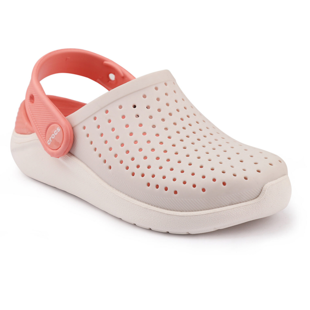 Сабо Crocs Literide Kids Clog 28 р 16.7-17.4 см Детские Нежно Розовые 205964-C11 Powder/White - изображение 2